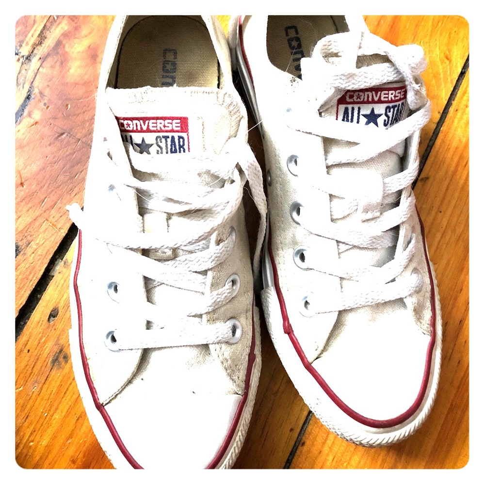 Converse. Used but still have a lot of life left